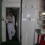 1. Colonna di refrigerazione installata presso Sala Controllo Quadri